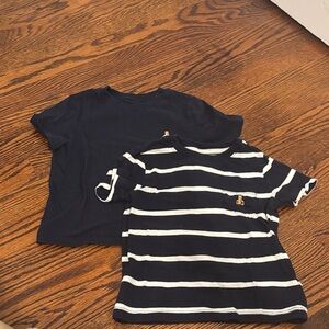 GAP Navy and White Kids' Short Sleeve Tees 2 pack